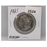 1921 90% Silv Morgan $1 Dollar