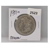 1901-O 90% Silv Morgan $1 Dollar