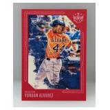 2020 Diamond Kings Red Border Yordan Alverez RC 58