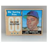 1968 TOPPS Baseball JOE MORGAN HOF 364 Indent