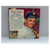 1953 Red Man Tobacco Baseball MICKEY VERNON 21A