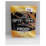 2026 Leaf Optichorme Football 1/1 Proof Pack