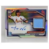 2024 Winn Bowman Chrome Relic Auto Ref RC /95-E