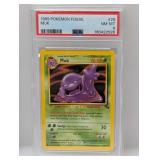 1999 Pokemon Fossil Muk #28 PSA 8