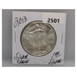 2013 1oz .999 Silv Eagle $1 Dollar