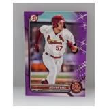 2022 Bowman Draft Prosp Purple Joshua Baez S
