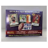 2024 Pro Set Metal Football Hobby Box (6 Autos)
