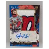 2021 Carlson Topps Inception Patch Auto RC /10