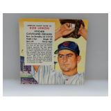 1954 Red Man Tobacco BOB LEMON HOF 21A Crease