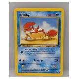 Pokemon 1999 1st Edition Krabby 51