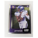 2020 Score Foil Justin Jefferson Rookie #449
