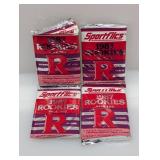 (4) 1987 Sport Flics Rookies Series 2 Packs
