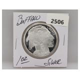 1oz .999 Silv Buffalo Round