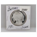 1oz .999 Silv Buffalo Round