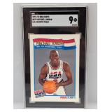 1991092 NBA Hoops Us Olympic Michael Jordan SGC 9