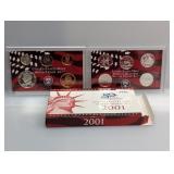 2001 US Mint Silv Proof Set