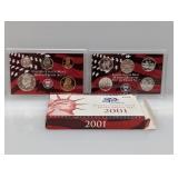 2001 US Mint Silv Proof Set