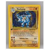 Pokemon 1999 1st Edition Machamp Holo 8 Edges