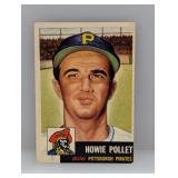 1953 Topps 83 Howie Pollet Pirates Wrinkle/Surface