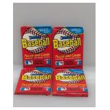 (4) 1988 Donruss Baseball Packs