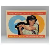 1960 Topps All Star Selection Nellie Fox #555 Edge