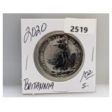2020 1oz .999 Silv Britannia