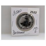2020 1oz .999 Silv Britannia