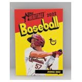 2022 Topps Heritage ML Topps Pack Cover Baez