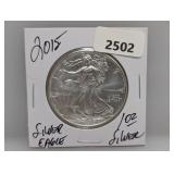 2015 1oz .999 Silv Eagle $1 Dollar