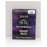 2026 Leaf Metal Baseball 1/1 Proof Pack