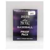 2026 Leaf Metal Baseball 1/1 Proof Pack