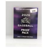 2026 Leaf Metal Baseball 1/1 Proof Pack