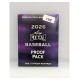 2026 Leaf Metal Baseball 1/1 Proof Pack