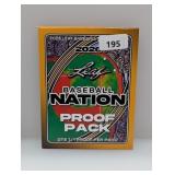 2026 Leaf Baseball Nation 1/1 Proof Pack
