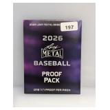 2026 Leaf Metal Baseball 1/1 Proof Pack