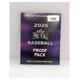 2026 Leaf Metal Baseball 1/1 Proof Pack
