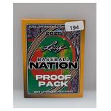 2026 Leaf Baseball Nation 1/1 Proof Pack