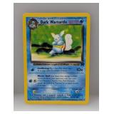 2000 Pokemon Team Rocket Dark Wartortle #46 Edges