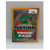 2026 Leaf Baseball Nation 1/1 Proof Pack