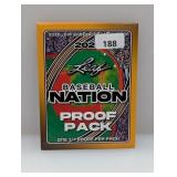 2026 Leaf Baseball Nation 1/1 Proof Pack