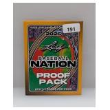 2026 Leaf Baseball Nation 1/1 Proof Pack