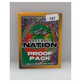2026 Leaf Baseball Nation 1/1 Proof Pack
