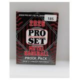 2026 Pro Set Metall Baseball 1/1 Proof Pack