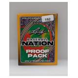 2026 Leaf Baseball Nation 1/1 Proof Pack