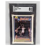 1992-93 Michael Jordan Topps Highlight Gold SGC 8