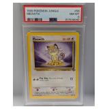 1999 Pokemon Jungle Meowth #56 PSA 8