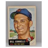 1953 Topps #126 - Billy Connelly "Giants" Indent