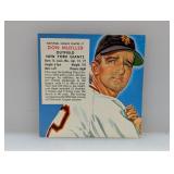 1954 Red Man Tobacco DON MUELLER Scratches/Edges