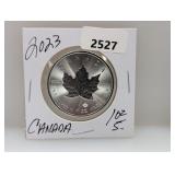 2023 1oz .999 Silv Canada Maple Leaf