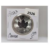 2023 1oz .999 Silv Canada Maple Leaf